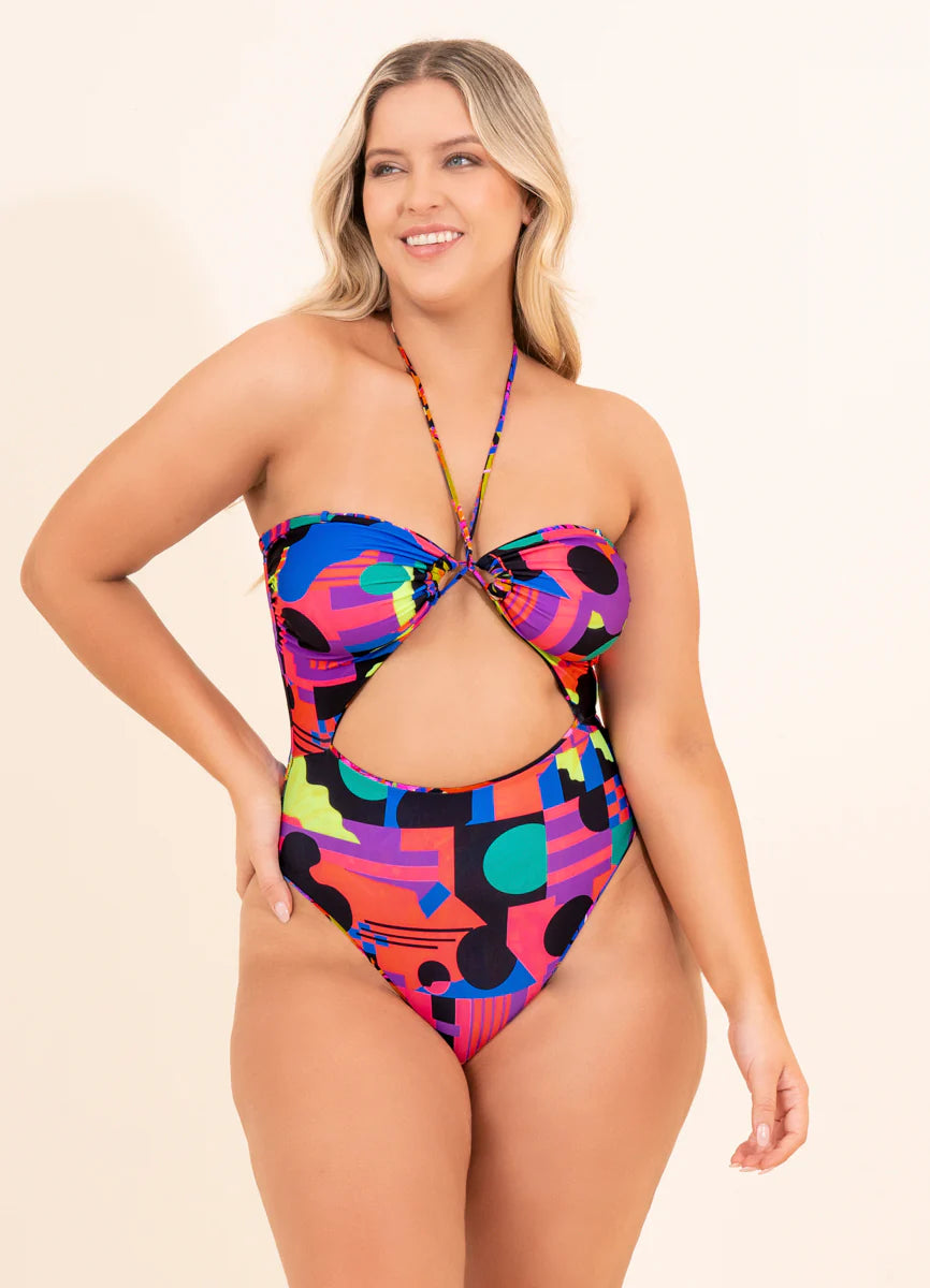 Maaji Midnight Tropics Reversible Swimsuit