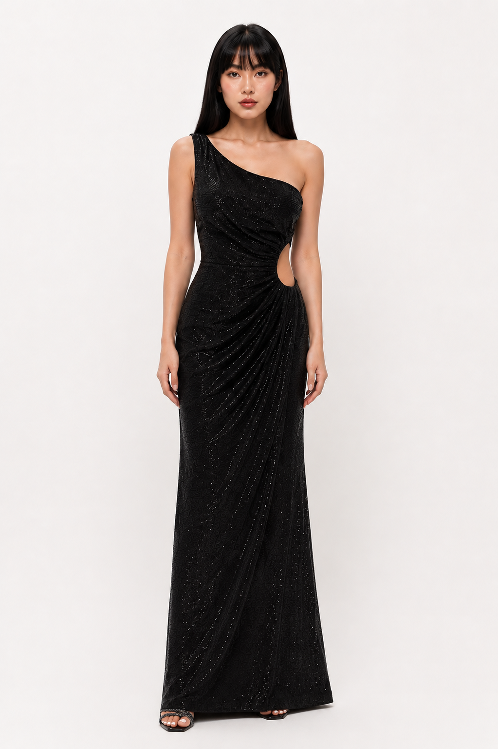 Black Starry Night Gown - Hot Contact