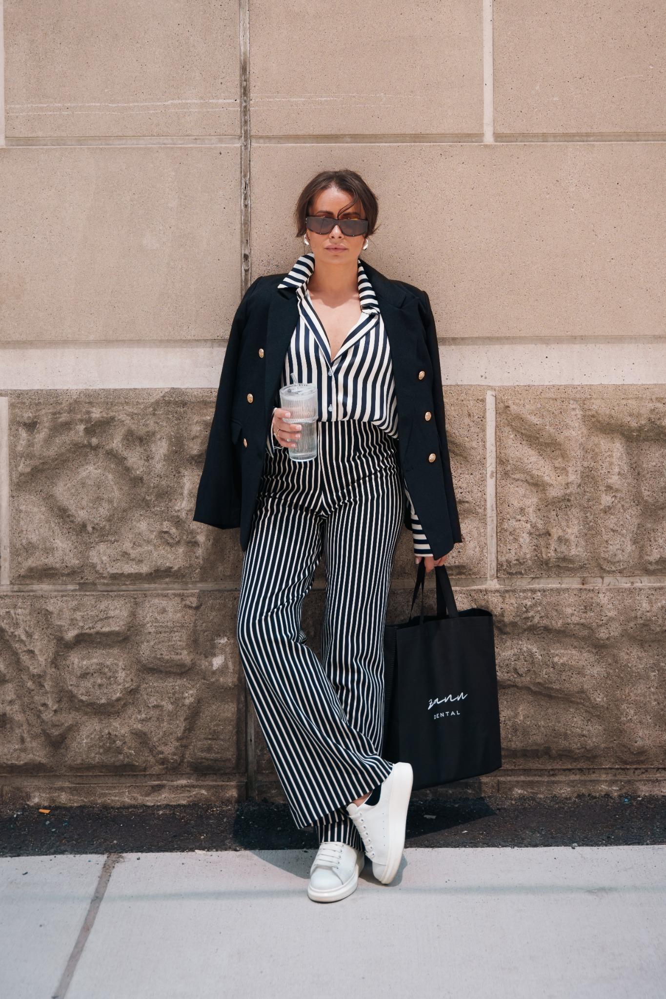 Striped Trousers- Seductive