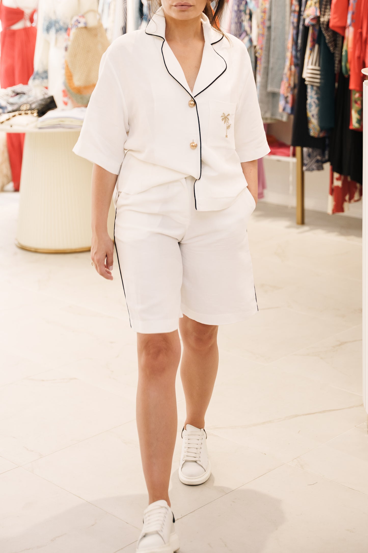 SETRE - Two Pieces Suit Ecru