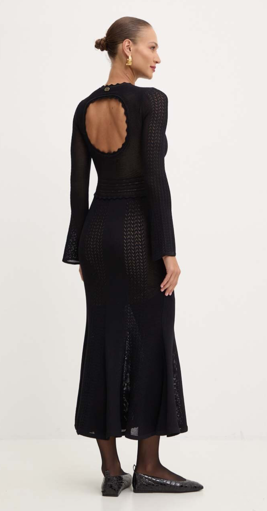 Twinset - Nero Long Black Dress