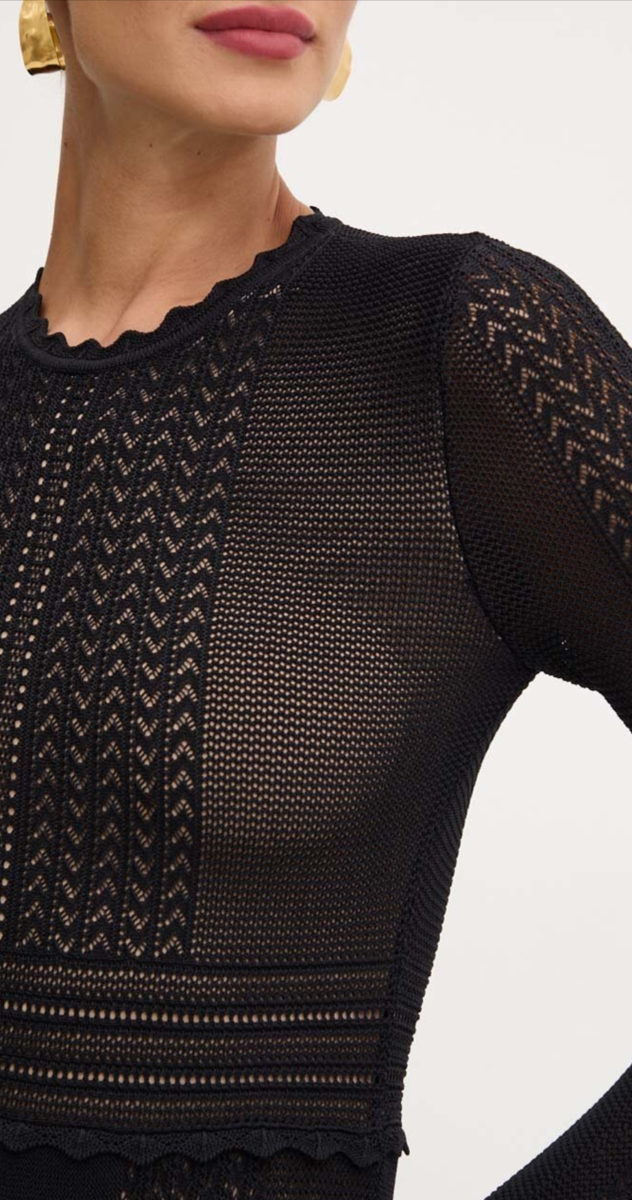 Nero Black Knit Dress - Twinset