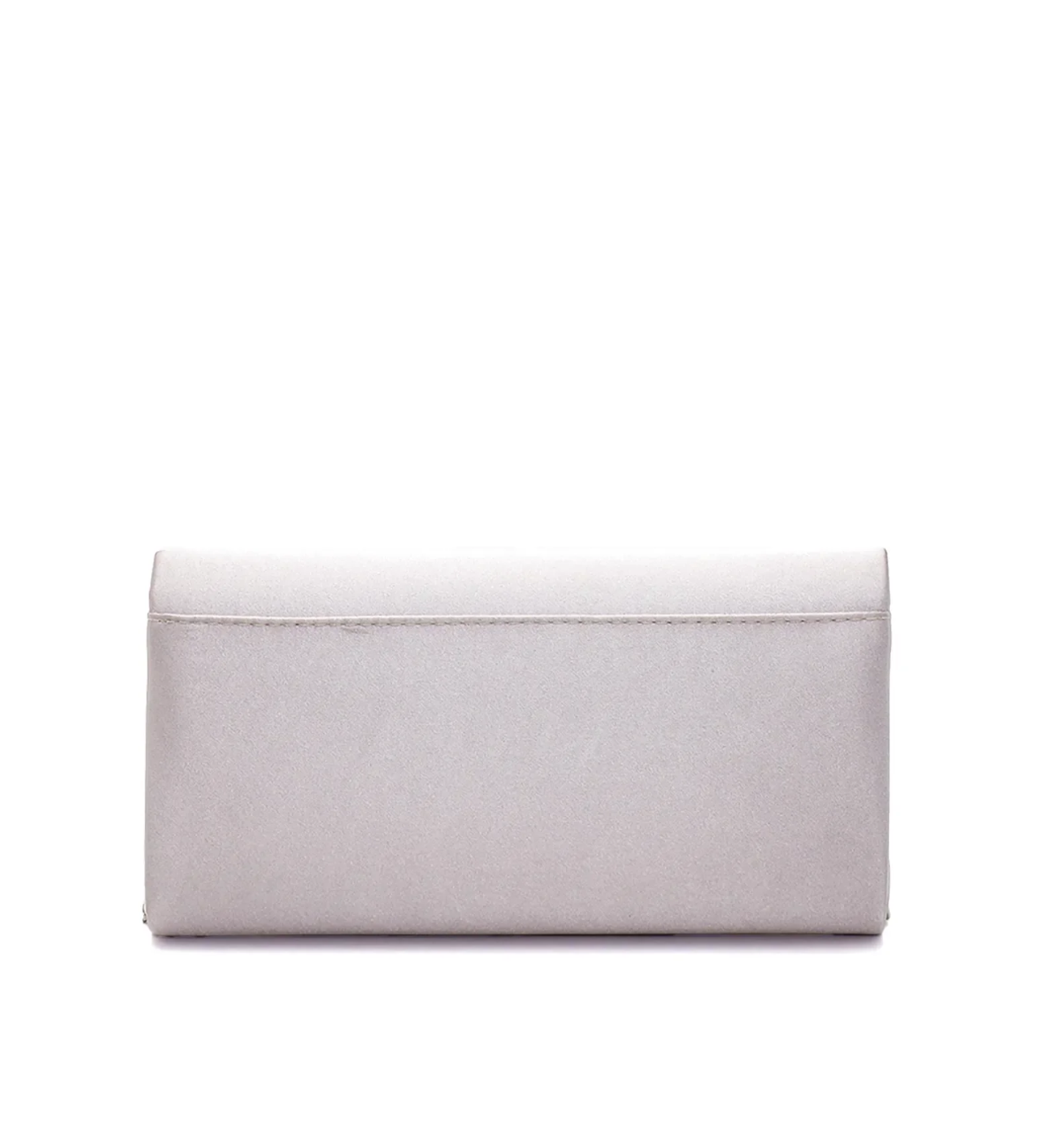 Fimka - Satin Silver Clutch