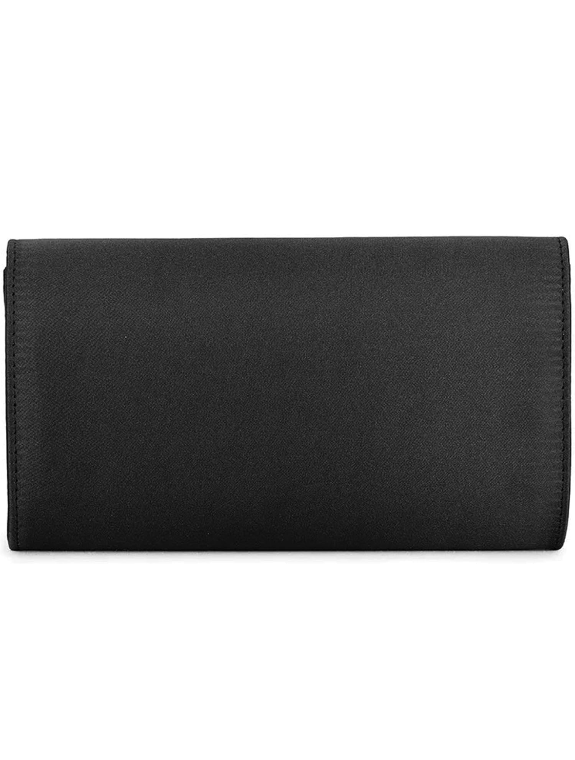 Fimka - Satin Black Clutch