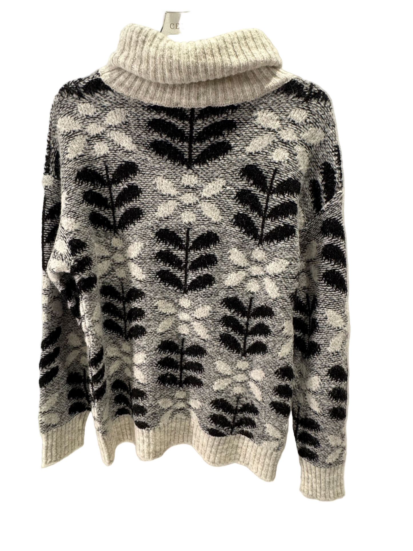 Tinta - Floral Knit Turtleneck