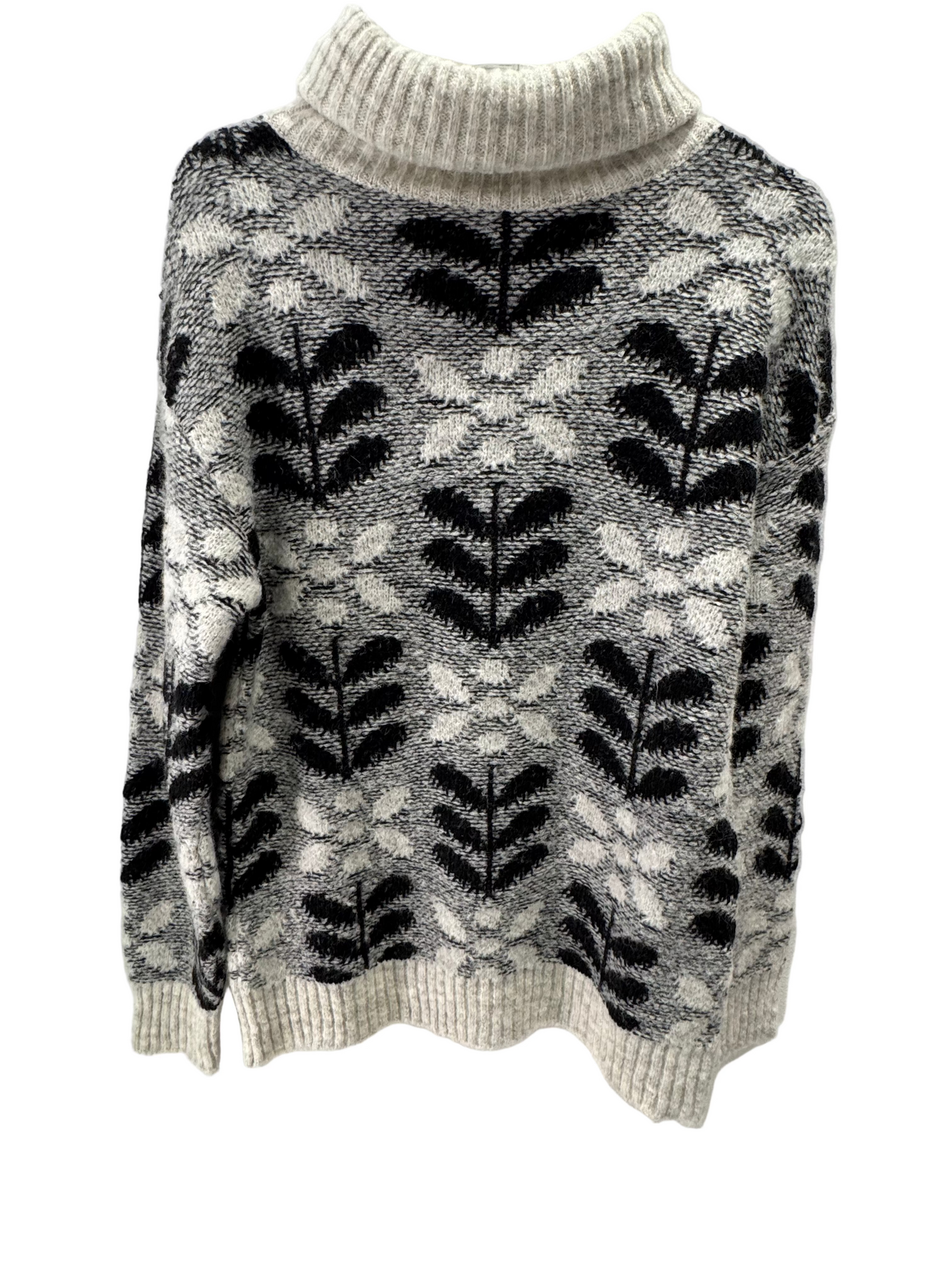 Tinta - Floral Knit Turtleneck
