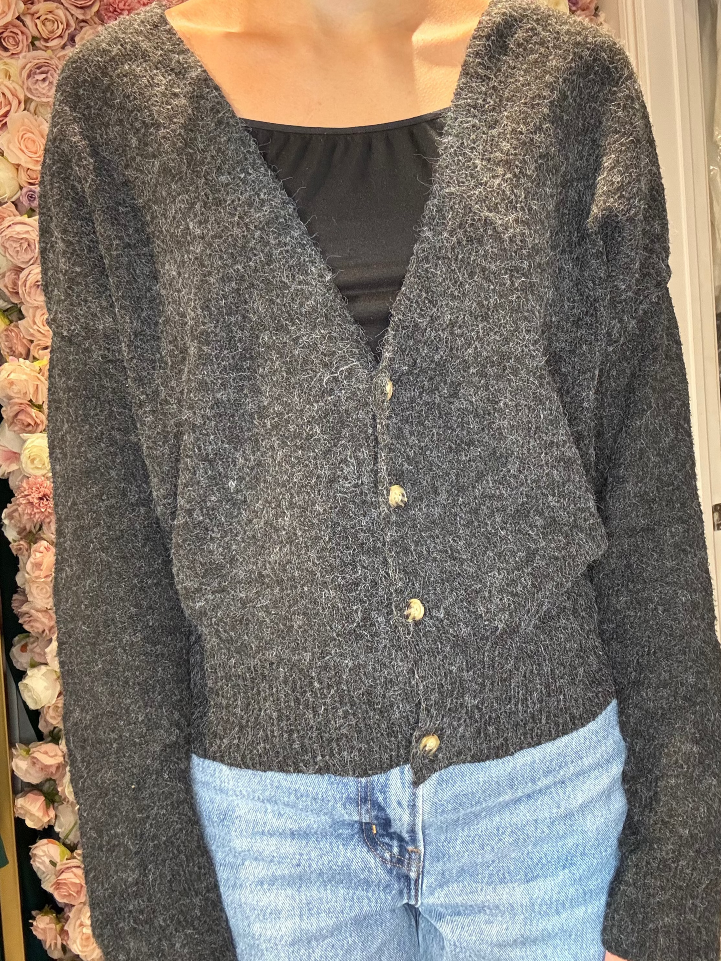 Aole - Grey Cardigan