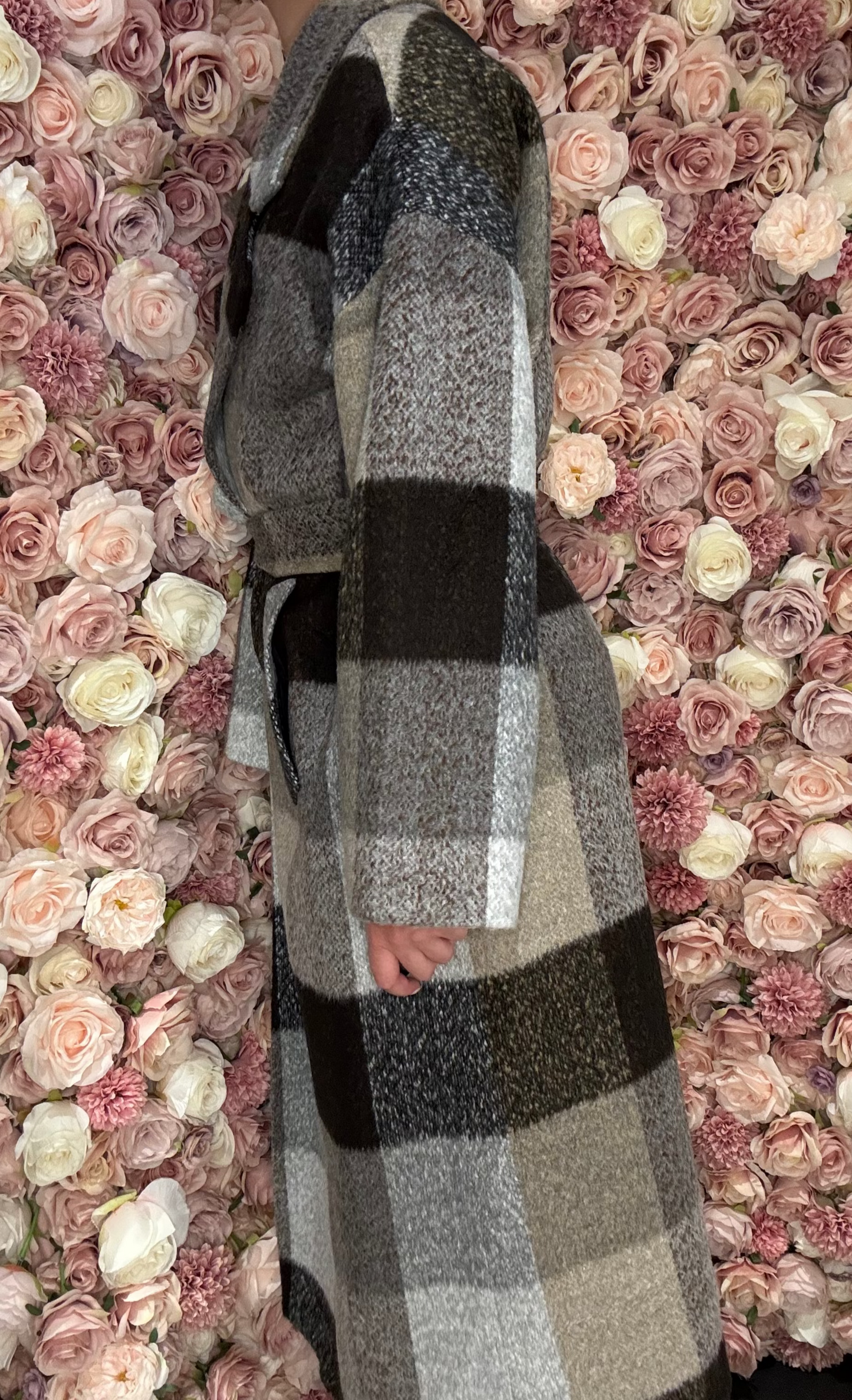 Dolce Bella - Brown Plaid Jacket