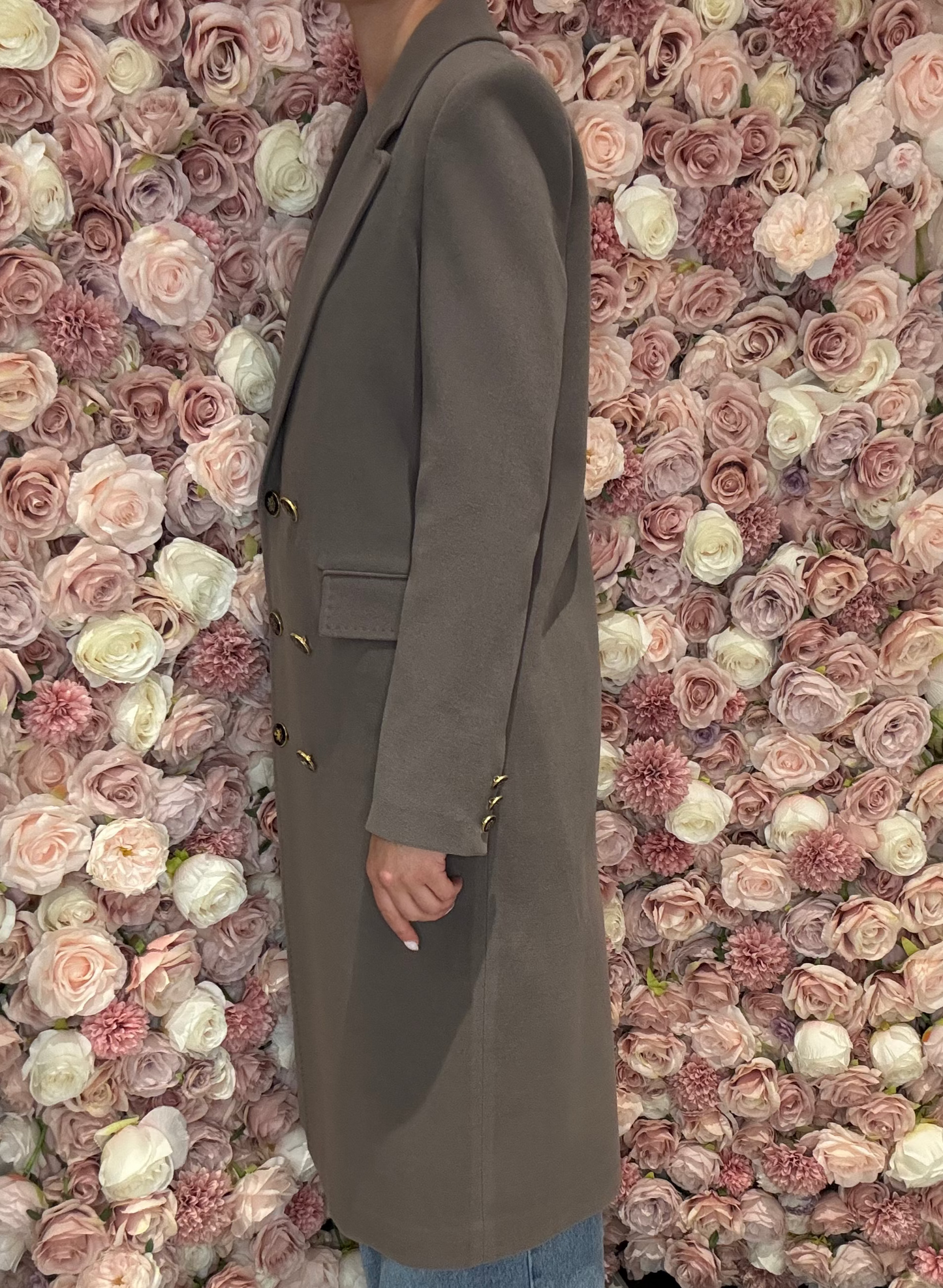 Dolce Bella - Mushroom Trench Coat