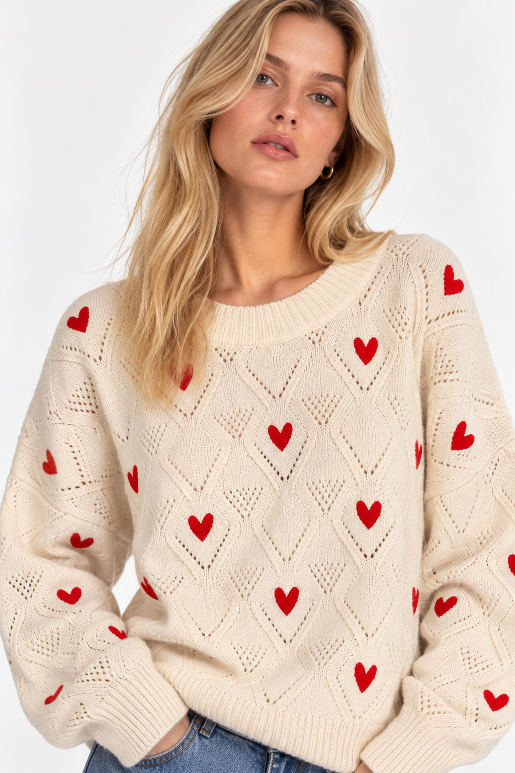 Aimy Cream Sweater