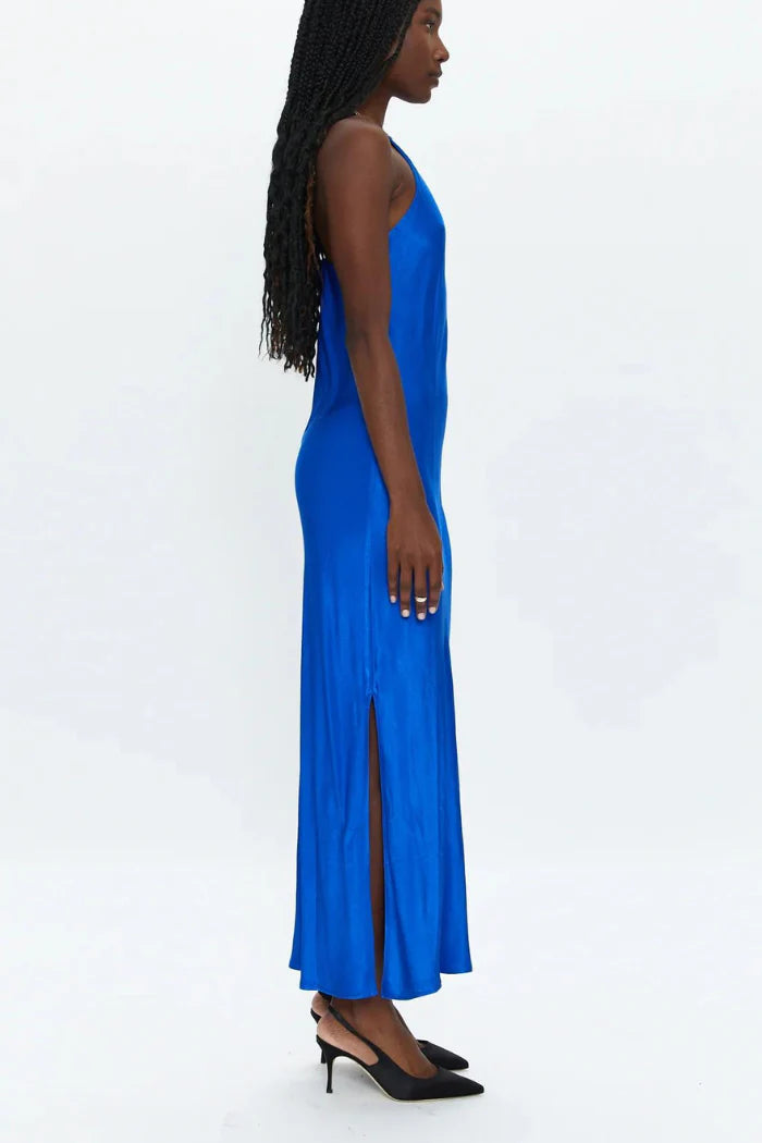 Cobalt Blue Slip Dress - Pistola