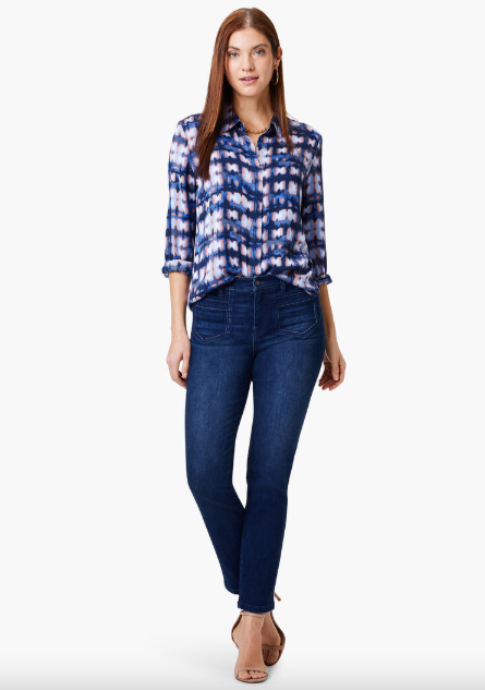 Shibori Glow Shirt - NIC+ZOE