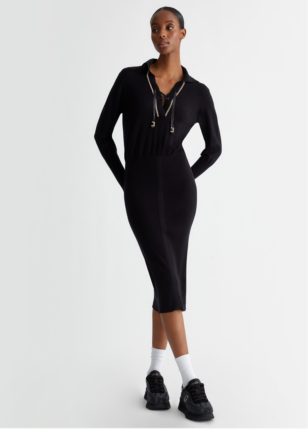 Black Knit Dress - Liu Jo Black Knit Dress - Liu Jo