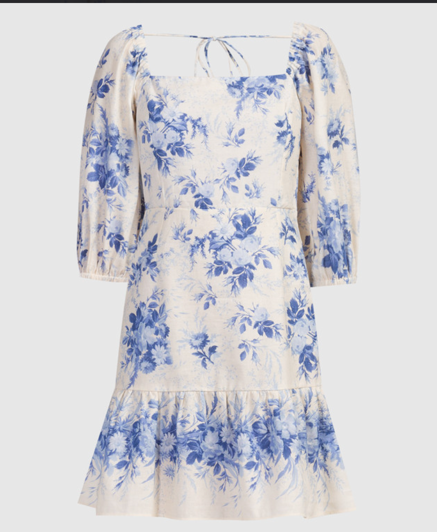 TWINSET - Ivory Blue Dress