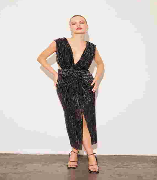 SETRE - Night Dress Black/Silver