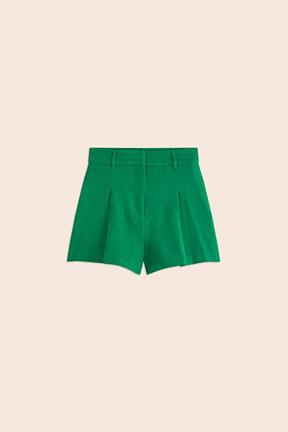 Becky Green High Waisted Shorts - Suncoo