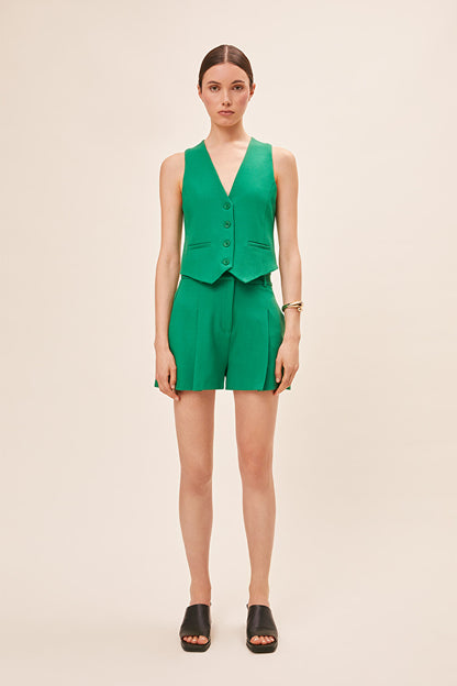 Gally Green Vest - Suncoo