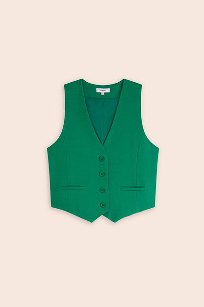 Gally Green Vest - Suncoo
