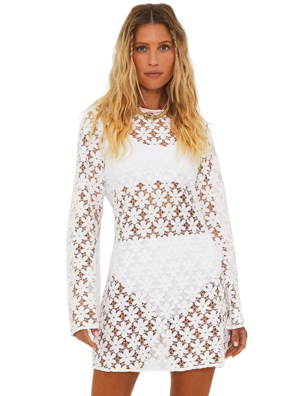 White Lace Dress - Beach Riot