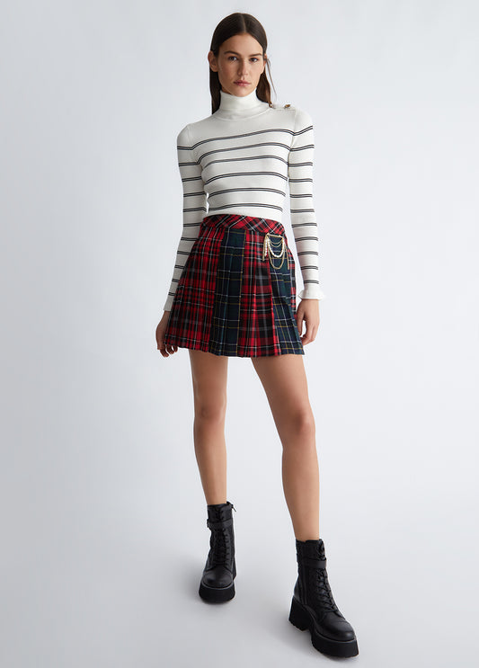 Hazel Pleated Miniskirt