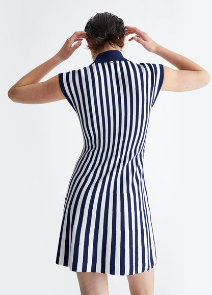 Navy Striped Knit Dress - Liu Jo