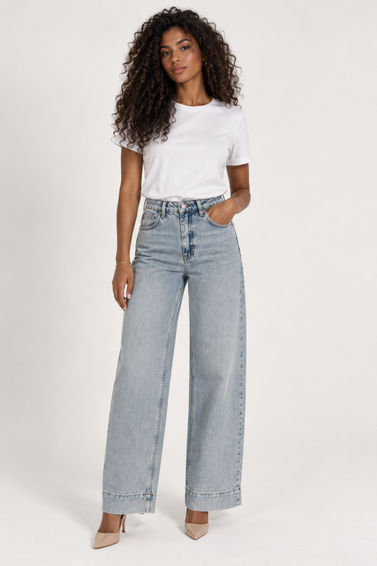 Catara Wide-Leg Jeans