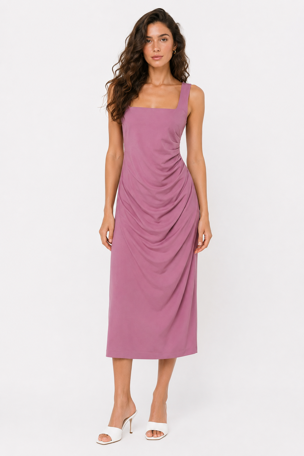Pink Draped Dress - Setre