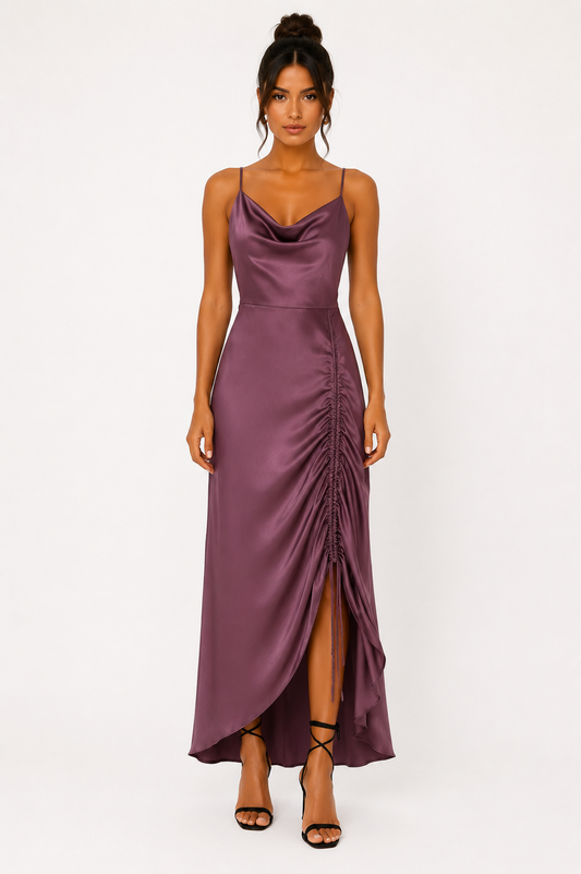 Purple Slip Dress - Carmen