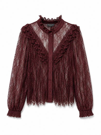 Chocolate Lace Shirt - Dress Forum
