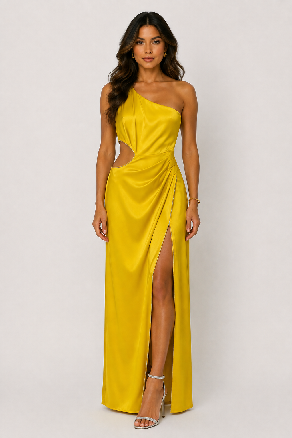 Yellow Evening Dress - GYGESS