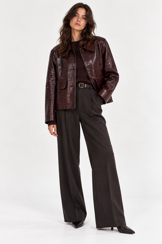 June Croco Jacket
