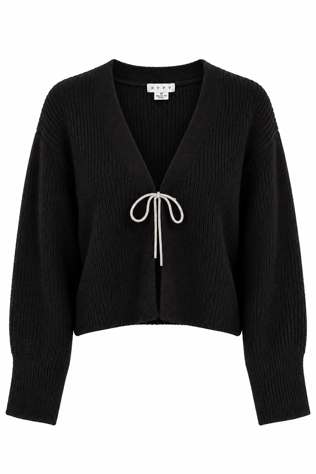 Bastille Black Knit Cardigan