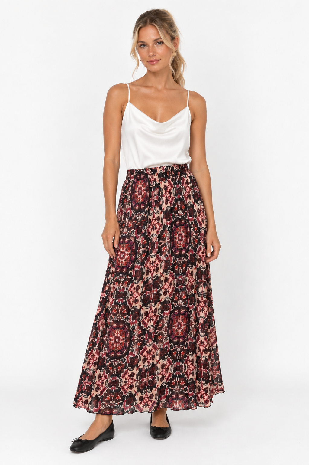 Floral Maxi Skirt - Lolitas
