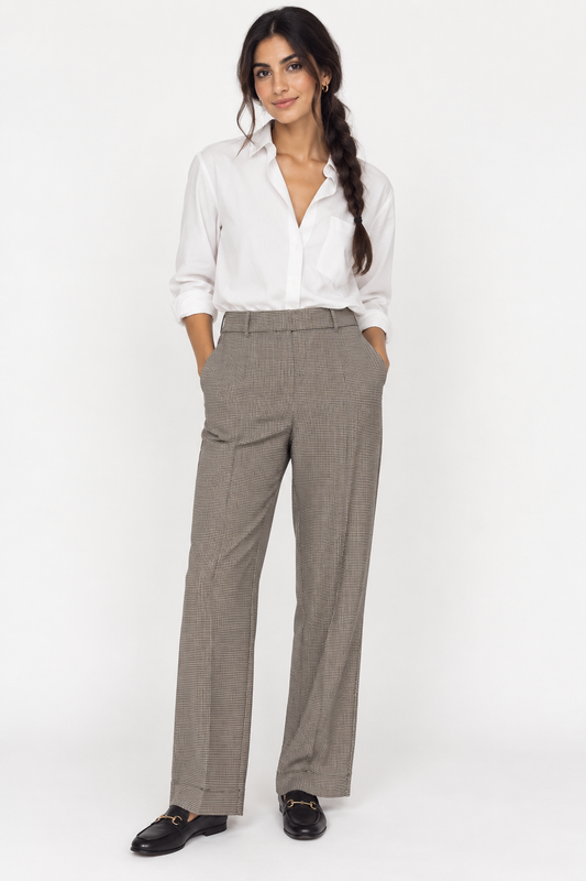 Tailored Check Trousers - Setre