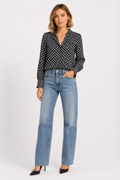 Nuali Shirt Caviar - Numph