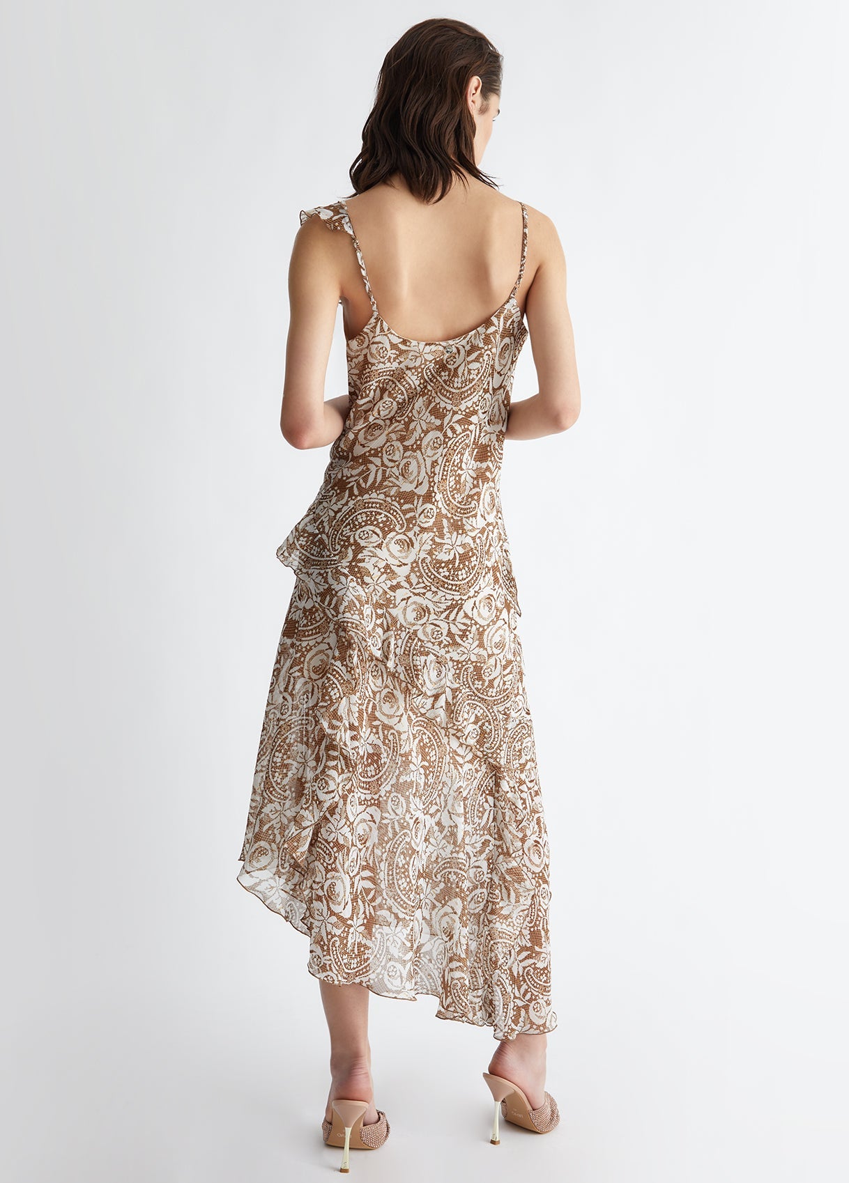 Light Brown Floral Dress - Liu Jo