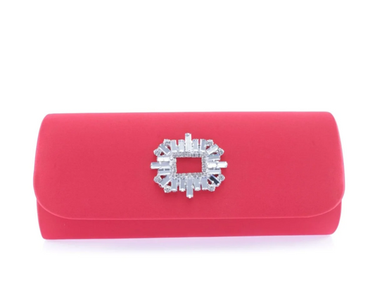 Fimka - Satin Ruby Clutch