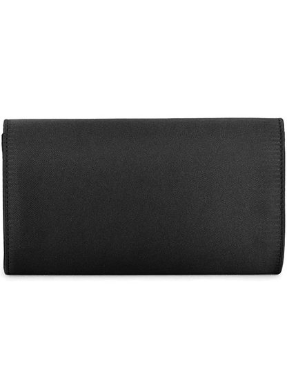 Fimka - Satin Black Clutch