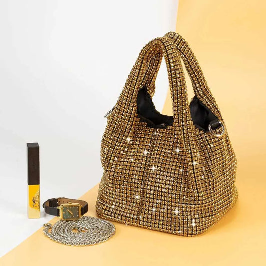 Gold Diamond Handbag