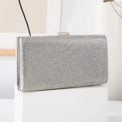Silver Diamond Clutch