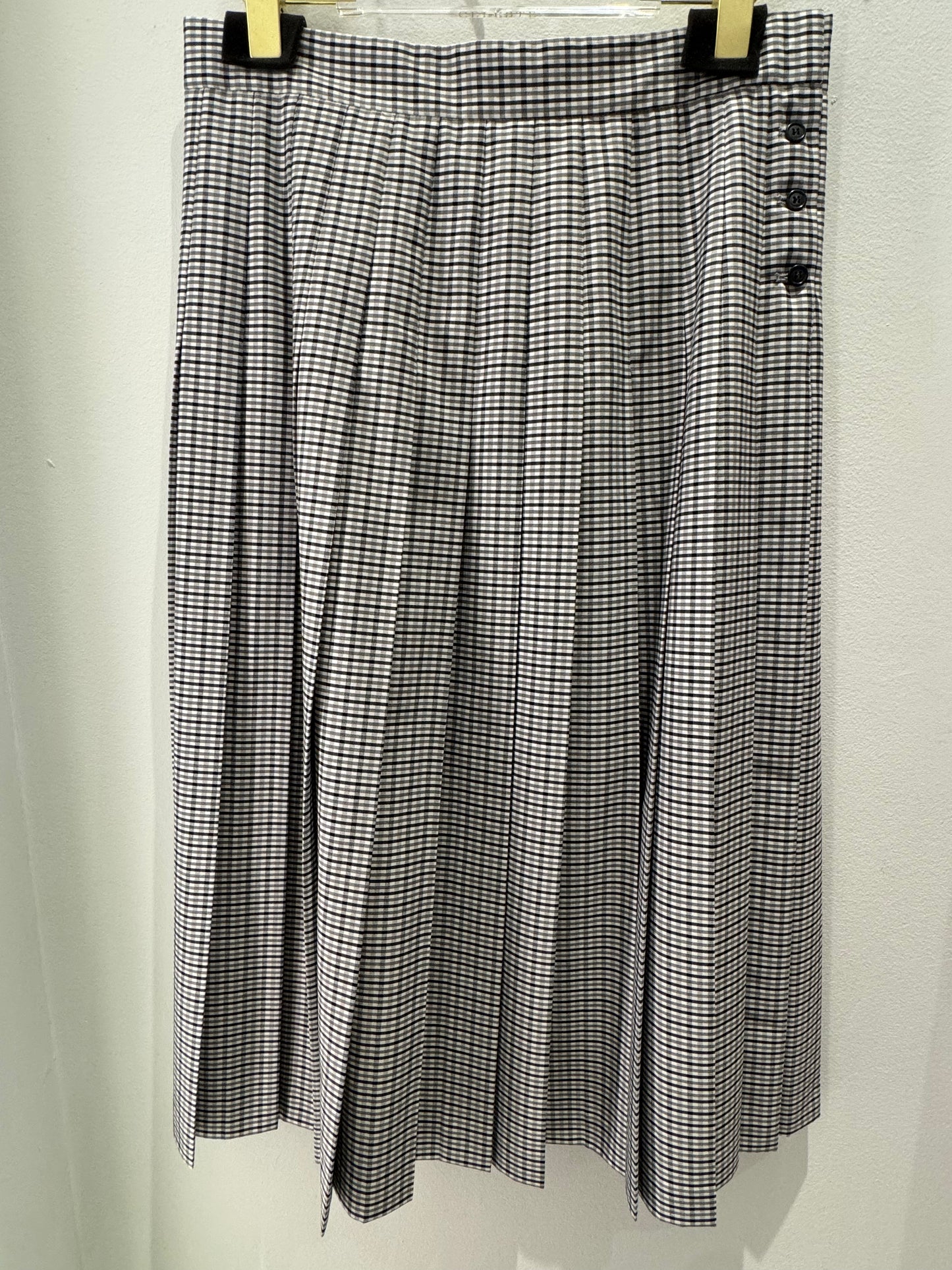 Ottodame - Gingham Pleated Skirt