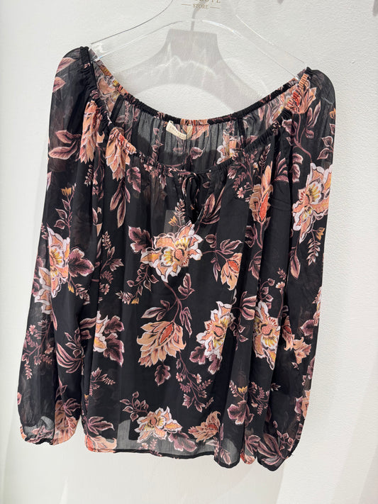 Aole - Floral Printed Blouse