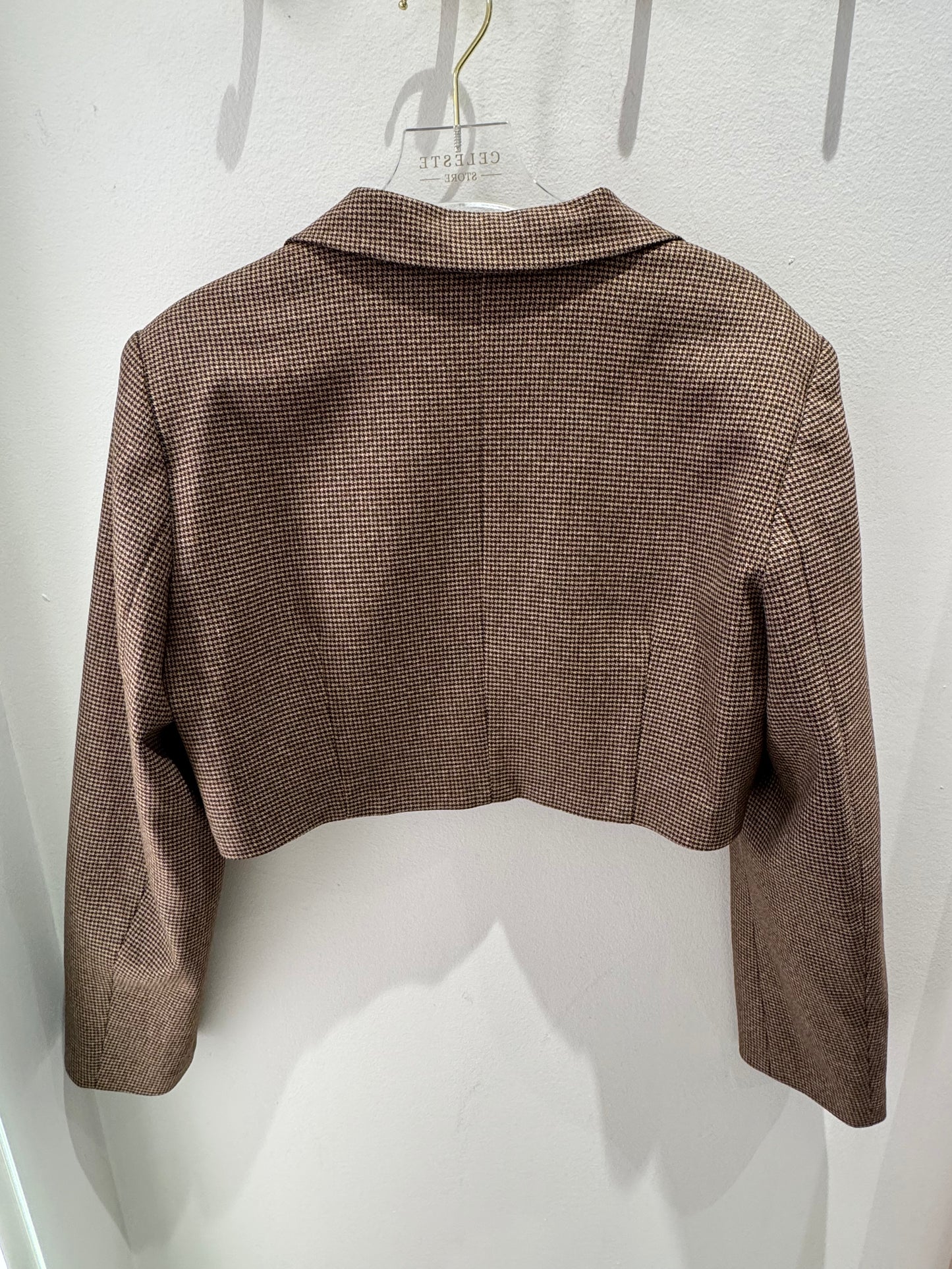 Setre - Suit Brown Crop Blazer