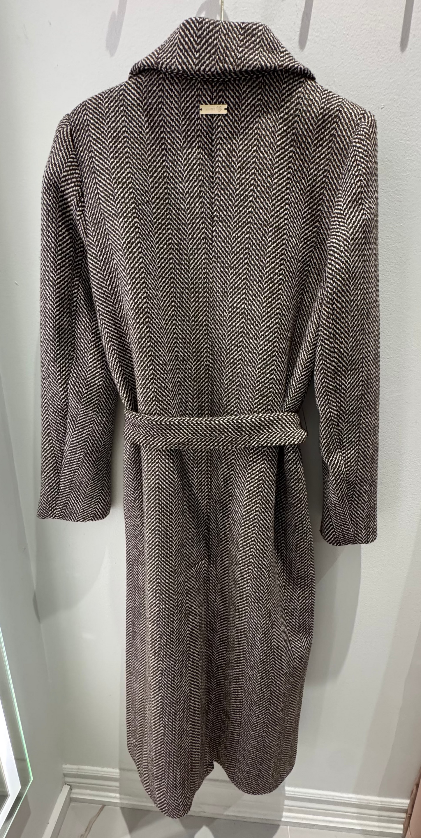Twinset - Long Brown Wool Coat
