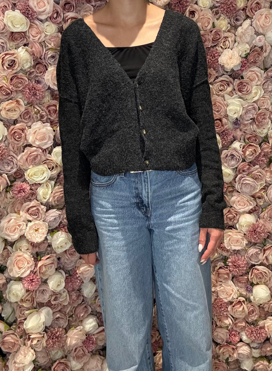 Aole - Grey Cardigan