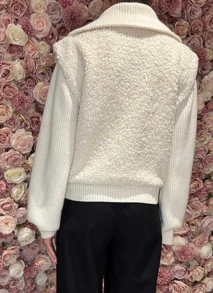 Eurofashion - Cream Teddy Jacket