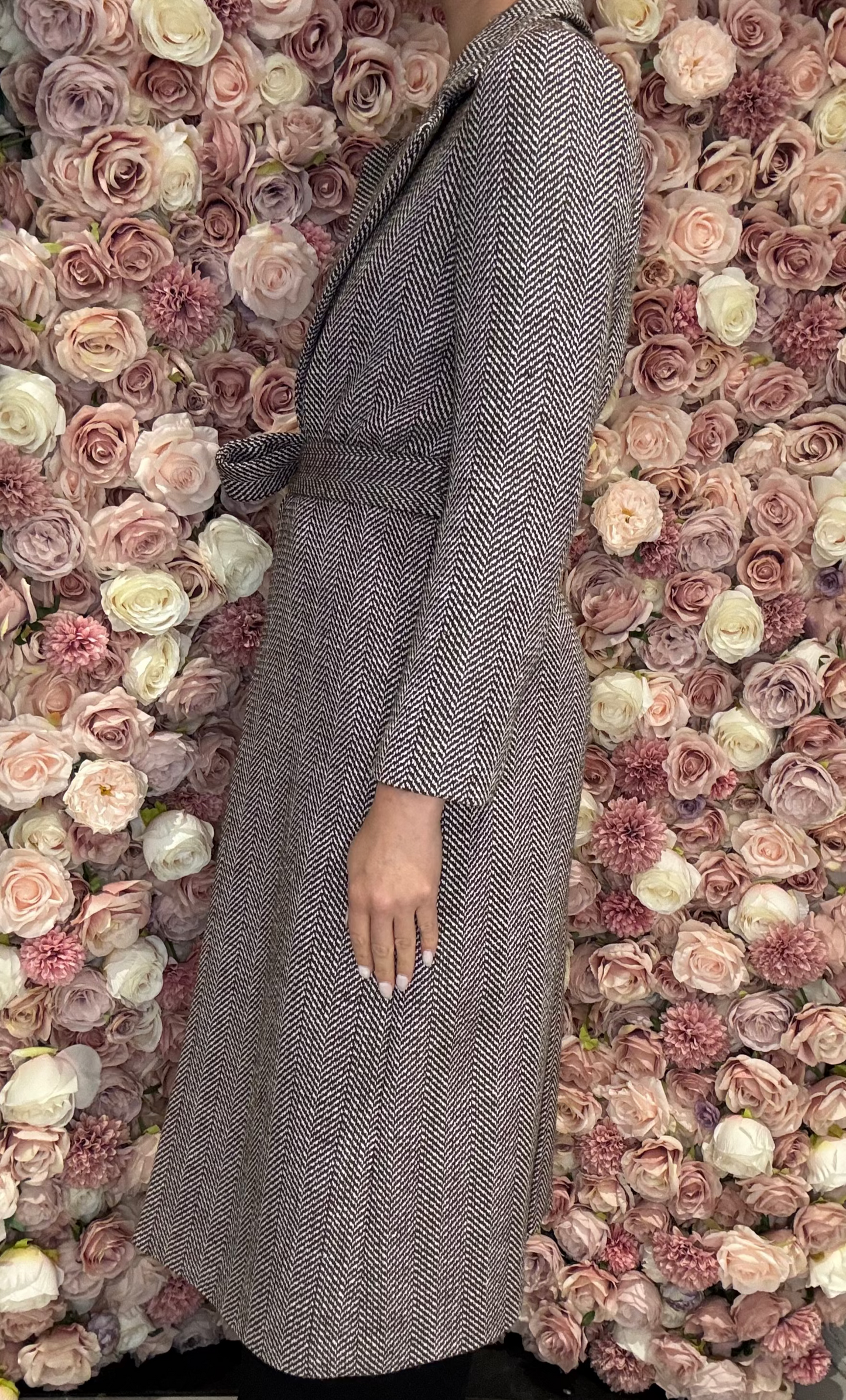 Twinset - Long Brown Wool Coat