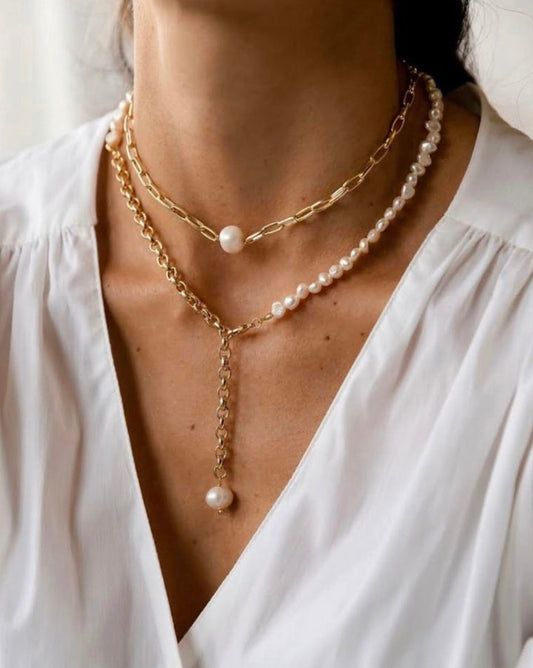 Maya Pearl Necklace - Patchi Collective
