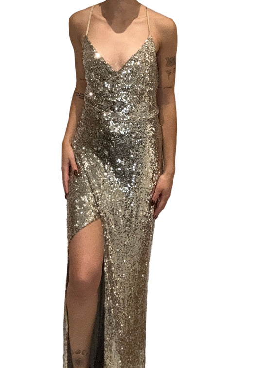 Gygess - Evening Dress Silver/Gold