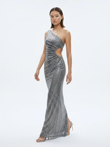 Silver Starry Night Gown - Hot Contact